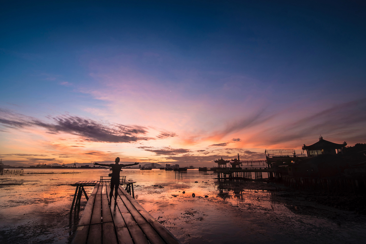 Penang Malaysia sunrise Sunrise in Penang Malaysia