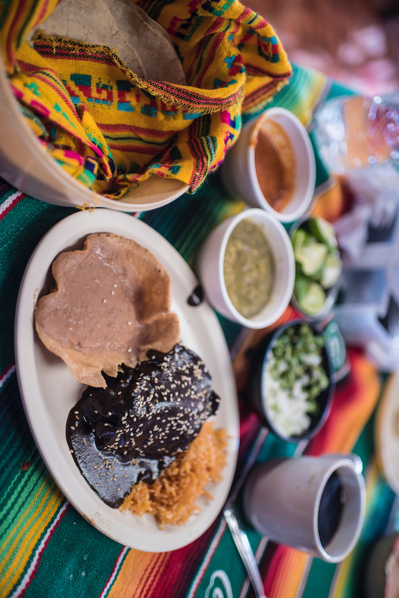 Mole Mexican mole at Teotihuacan